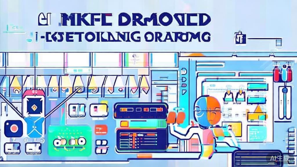 High-quality business illustration about AI-driven marketing strategies for live commerce, minimal flat design