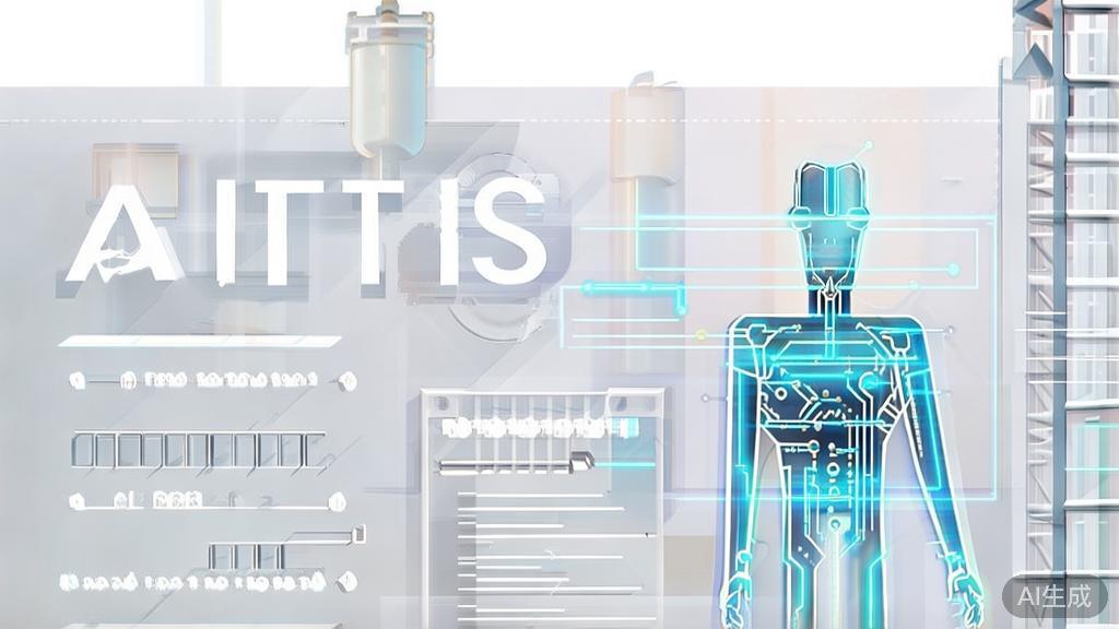 High-quality business illustration regarding AI ethics and compliance, minimal flat design