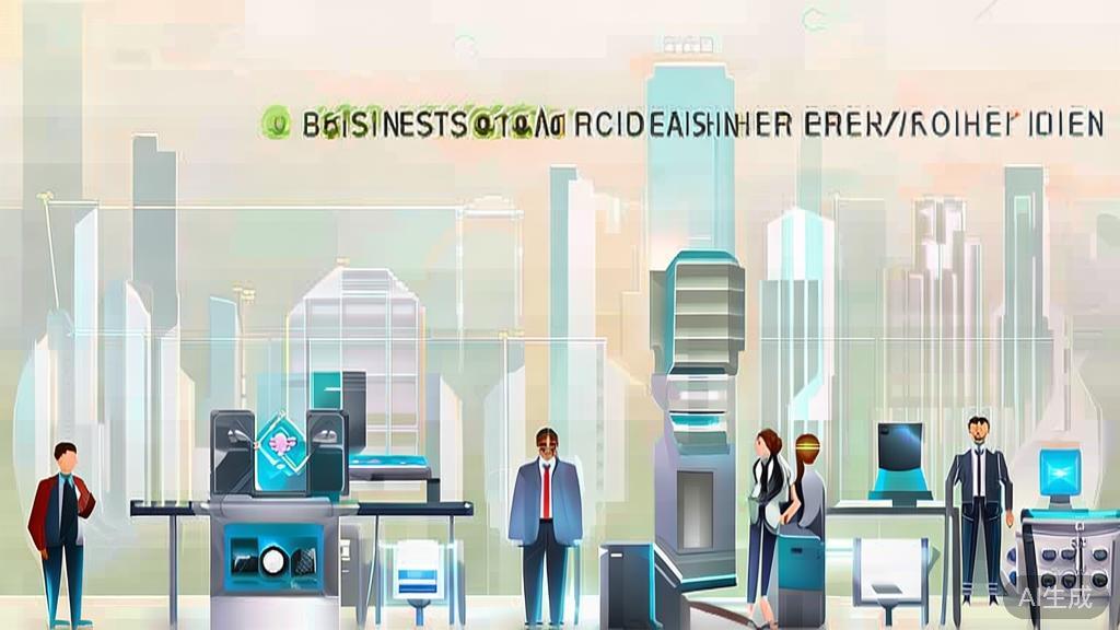 "High-quality business illustration of future outlook in AI entrepreneurship, minimal flat design"