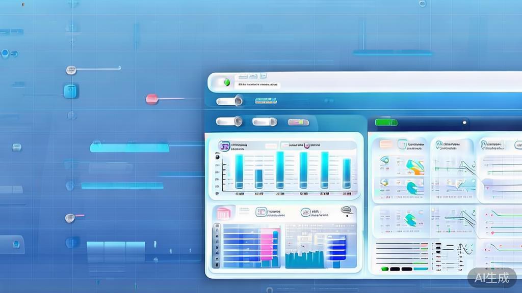 Flat vector illustration of cost management in startups, dashboard style, soft blue gradient