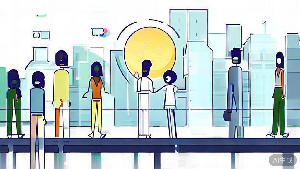 High-quality business illustration regarding long-term vision in startups, minimal flat design