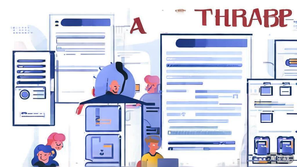 "Flat vector illustration showcasing legal aspects of AI startups, such as contracts and rights."