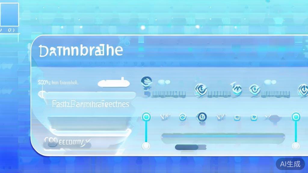 Flat vector illustration of franchise selection process, dashboard style, soft blue gradient