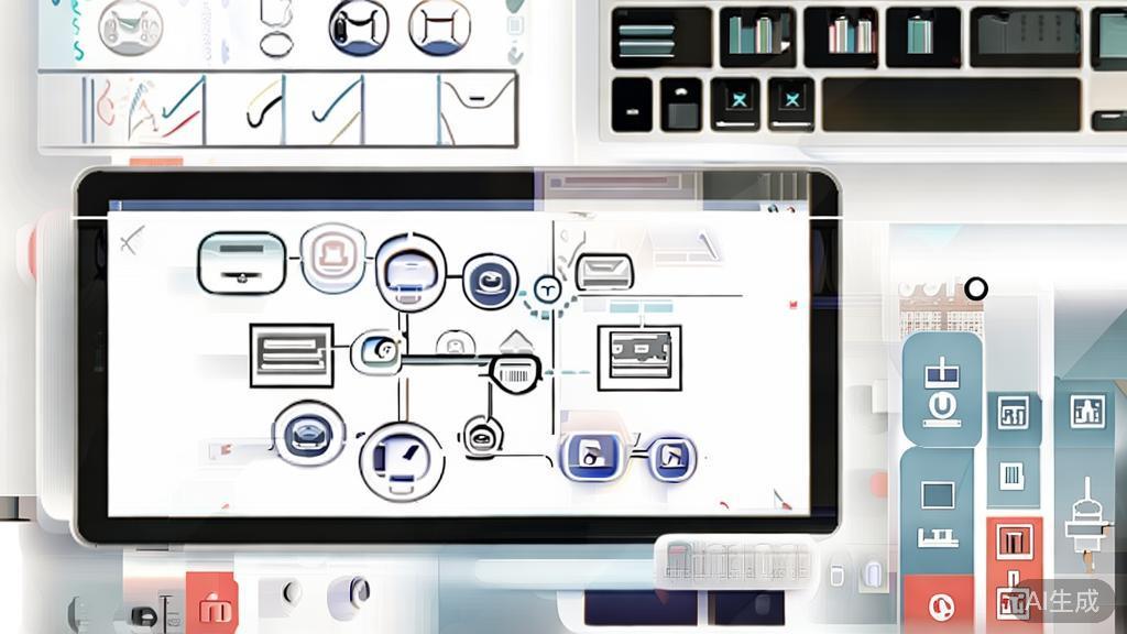 High-quality business illustration regarding运营管理, minimal flat design