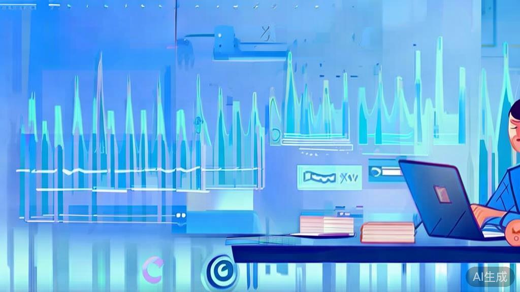 Flat vector illustration of an entrepreneur preparing for a franchise business, dashboard style, soft blue gradient