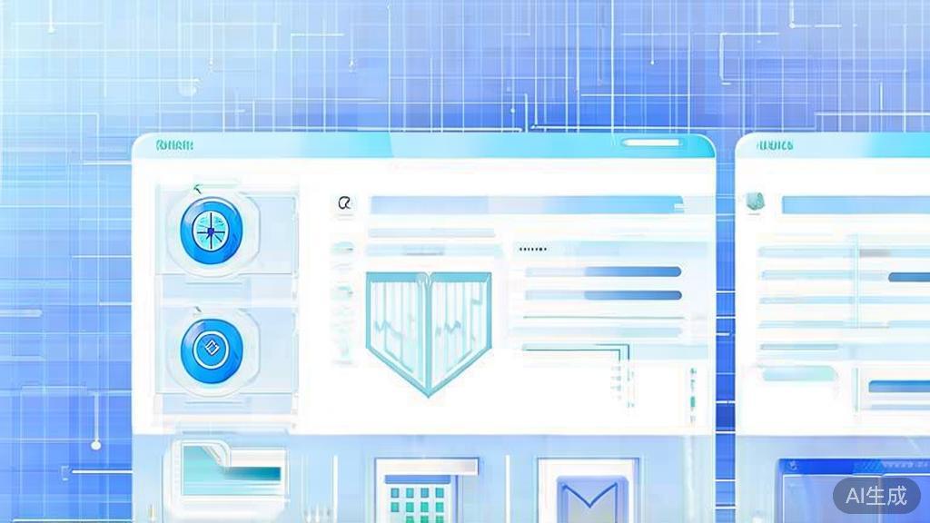 Flat vector illustration of online education concept, dashboard style, soft blue gradient