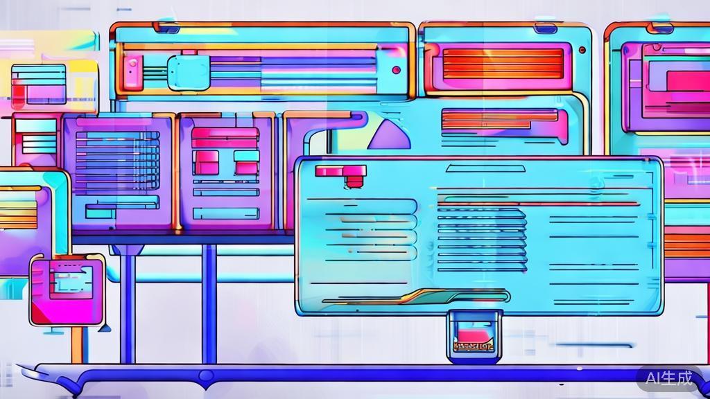 "High-quality business illustration showing the future of AI writing tools, interacting with various technologies, minimal flat design"
