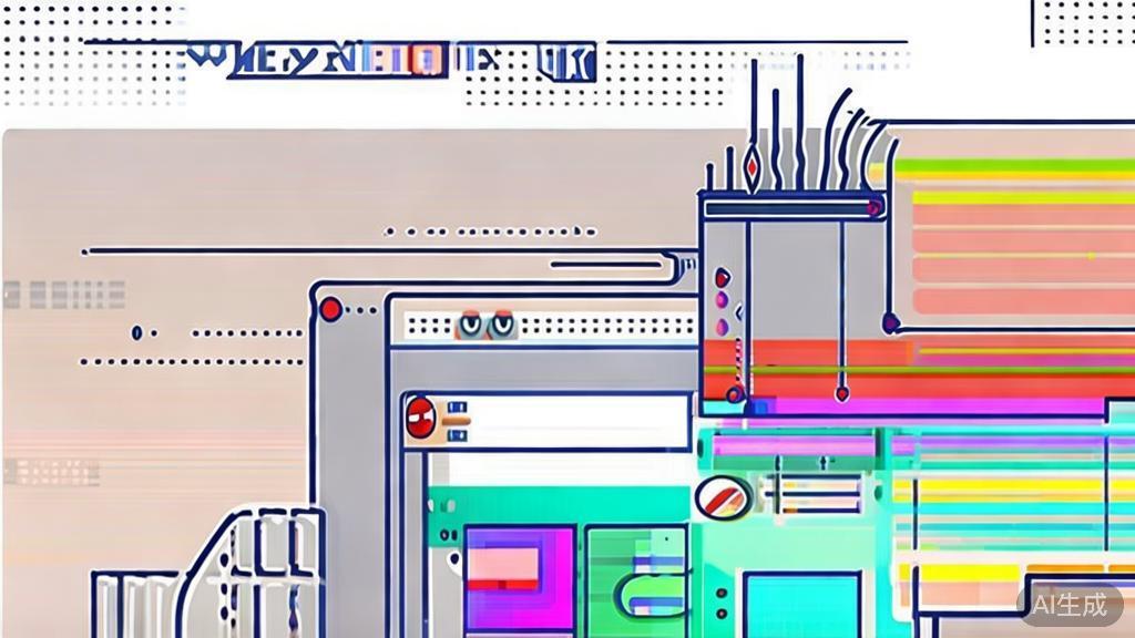 "High-quality business illustration regarding image generation, minimal flat design"