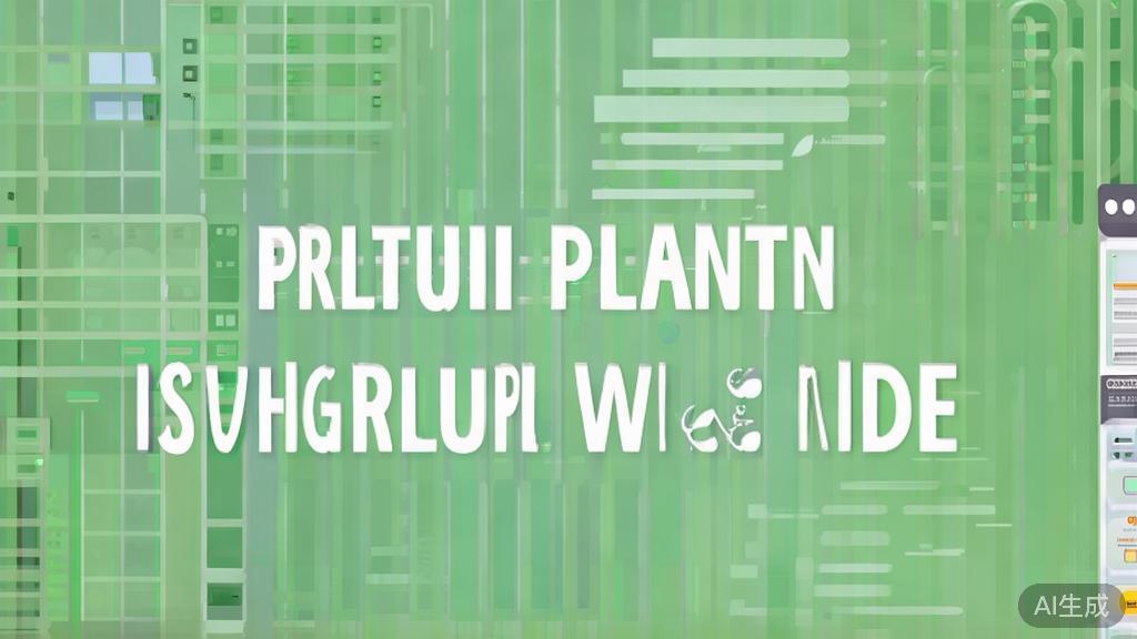High-quality business illustration regarding PlantUML integration with IDE, minimal flat design