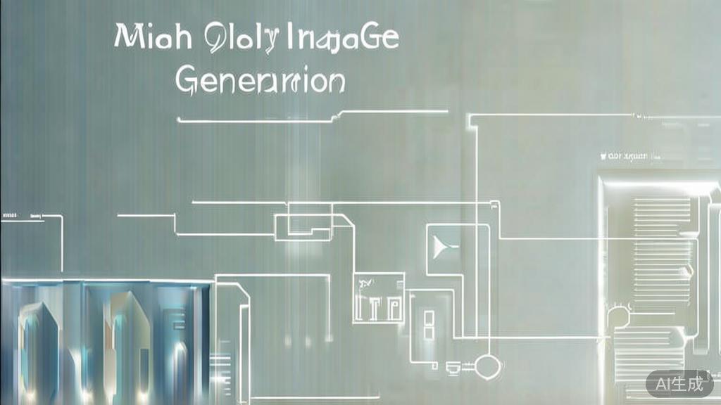 High-quality business illustration regarding image generation parameters, minimal flat design