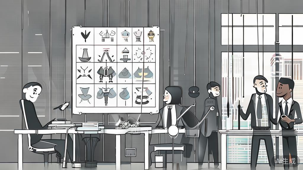 High-quality business illustration regarding图像风格选择, minimal flat design