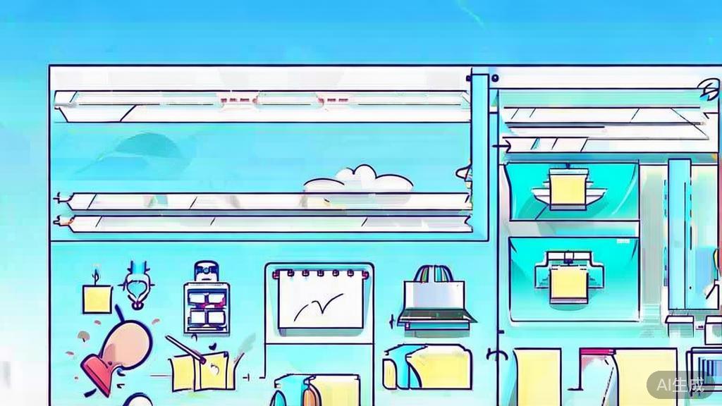 Flat vector illustration of creative brainstorming, dashboard style, soft blue gradient