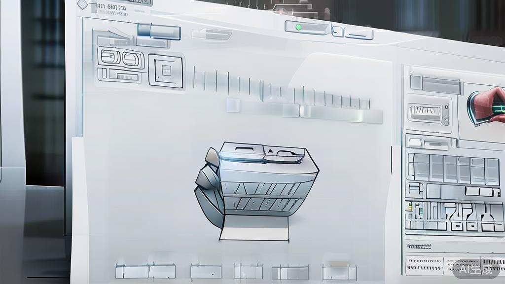 "High-quality illustration depicting a user reviewing and optimizing their AI drawings, minimal flat design"