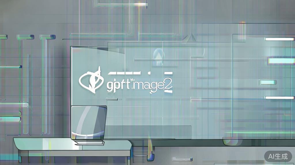 High-quality business illustration regarding Gptimage2 application, minimal flat design