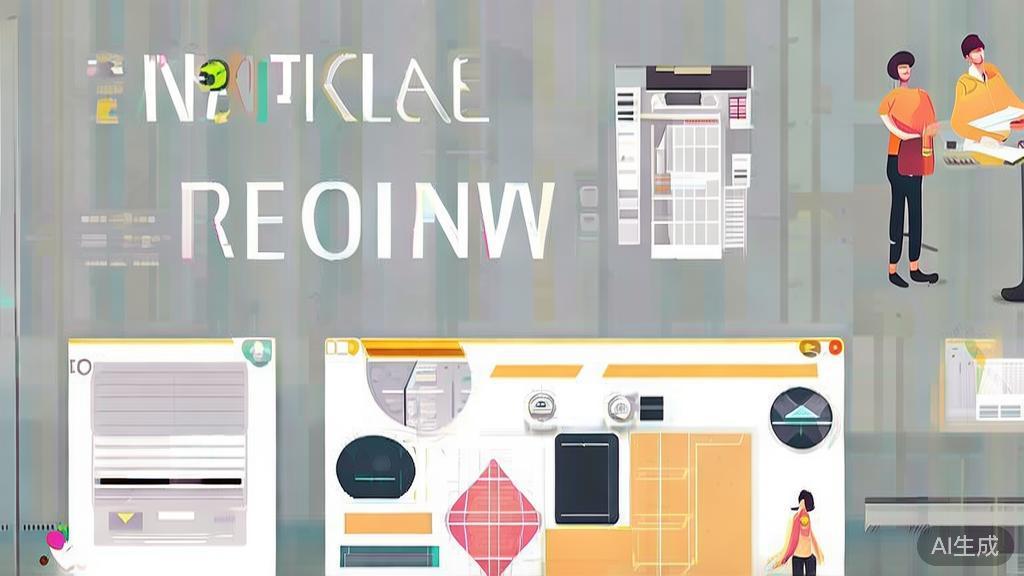 "High-quality business illustration regarding efficient graphic creation process, minimal flat design"