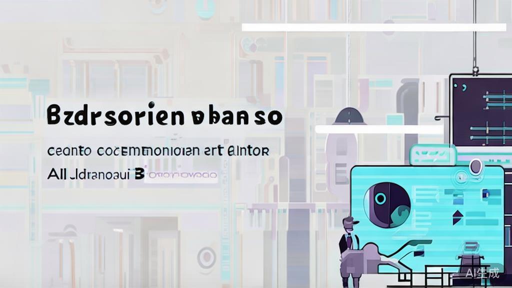 "High-quality business illustration showcasing original content creation with AI, minimal flat design"
