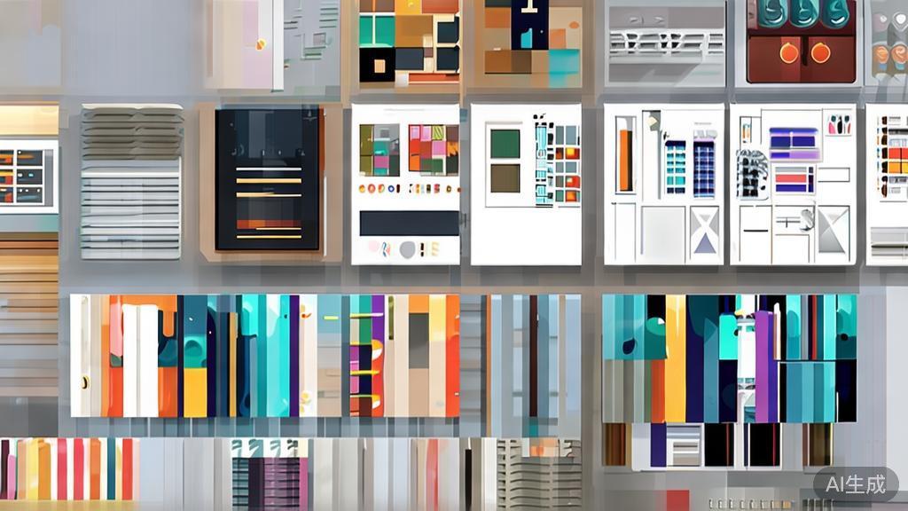 "Illustration showcasing various design templates for social media, advertisements, and posters, high quality"