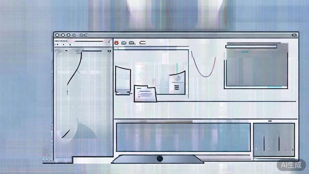 High-quality business illustration regarding User experience in design software, minimal flat design