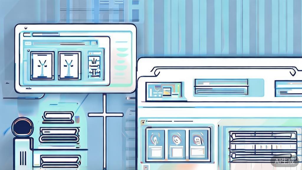 Flat vector illustration of healthcare imaging analysis, minimal flat design