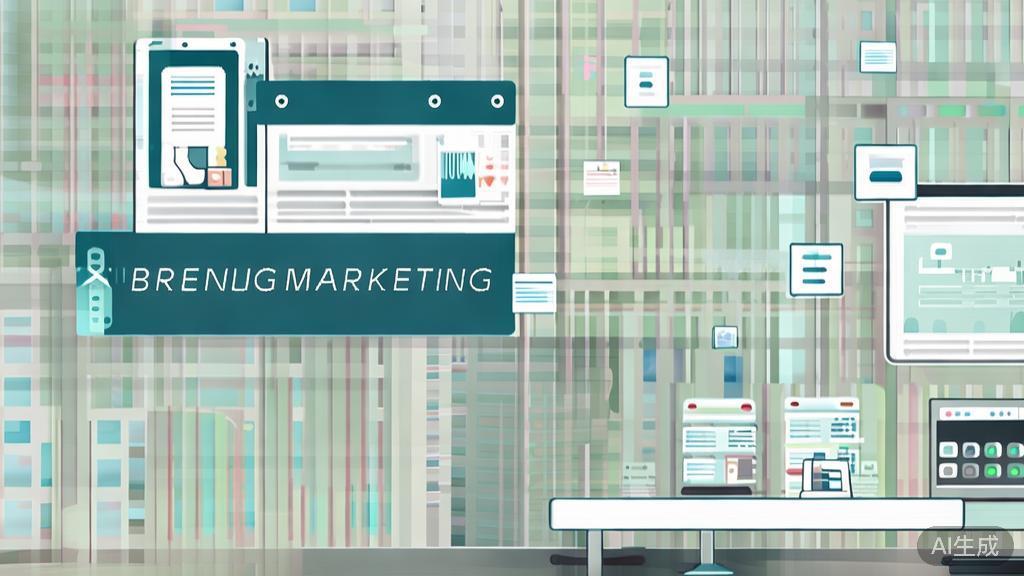 High-quality business illustration regarding marketing using images, minimal flat design