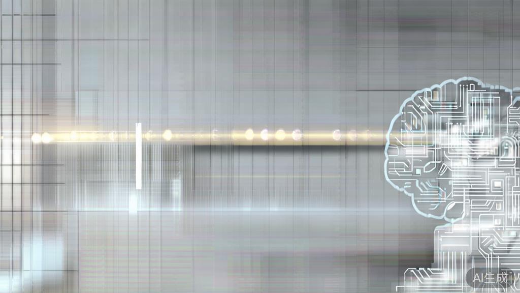 High-quality business illustration regarding creativity and technology merging, minimalist design