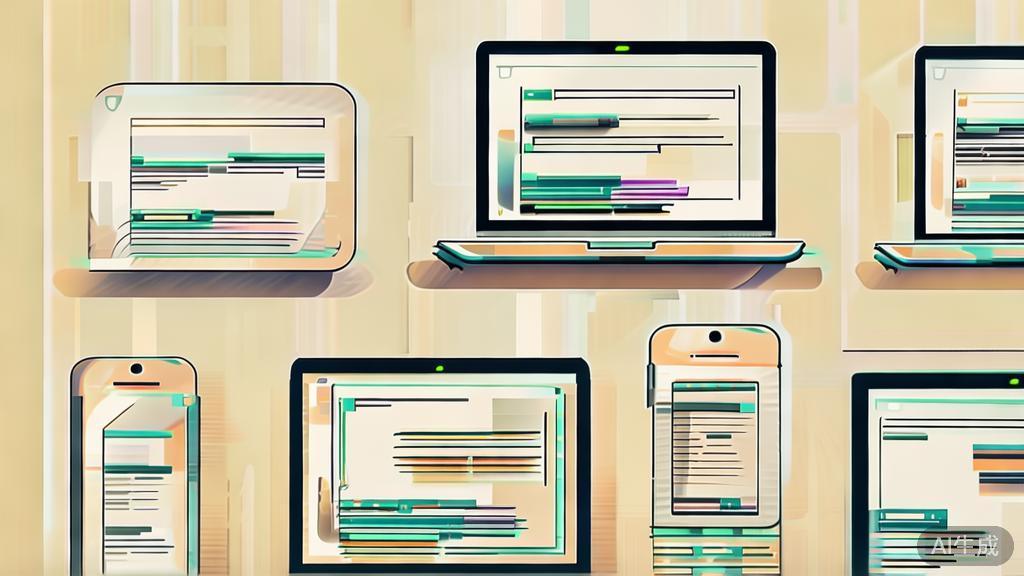 "Flat vector illustration of different platforms sharing PlantUML code, minimal flat design"