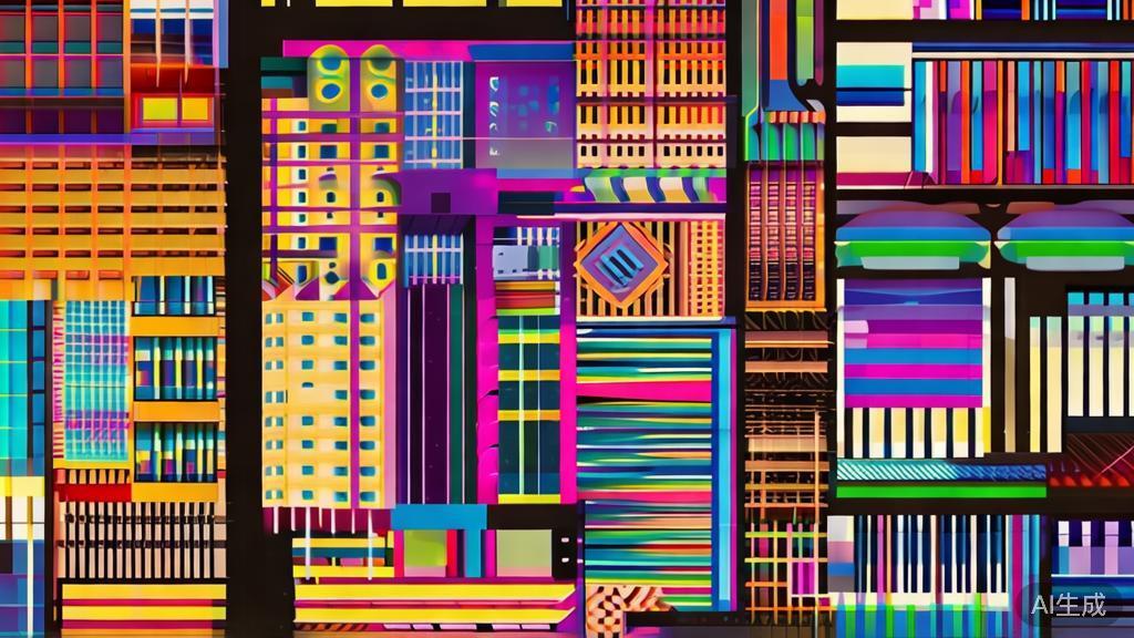"Flat vector illustration showing high-quality AI-generated images, showcasing vibrant colors and details"