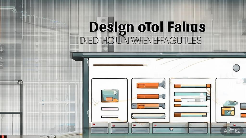 High-quality business illustration regarding design tool features, minimal flat design