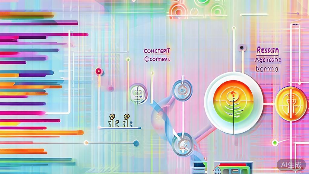 High-quality business illustration regarding advertising design process, minimal flat design