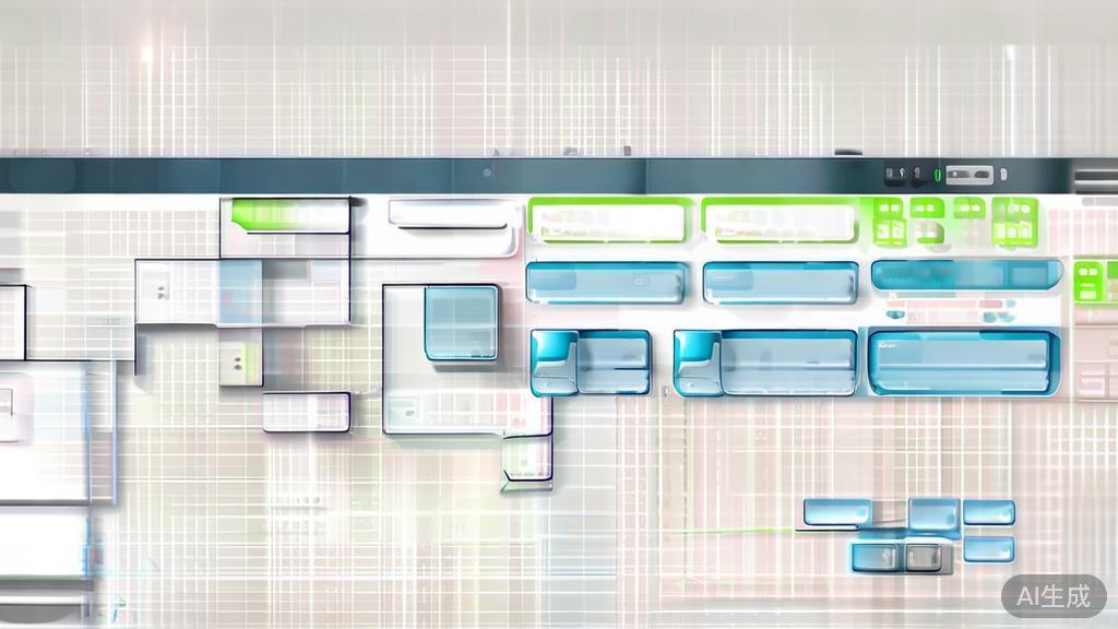"High-quality business illustration regarding software interface, minimal flat design"