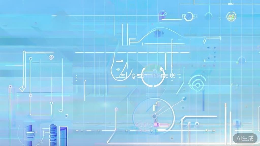 Flat vector illustration of setting creative goals, dashboard style, soft blue gradient