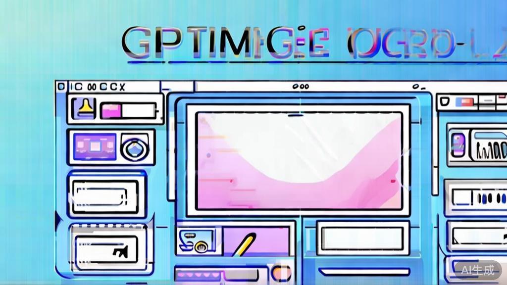 "Flat vector illustration of creative workflow using GPT Image 2.0, dashboard style, soft blue gradient"