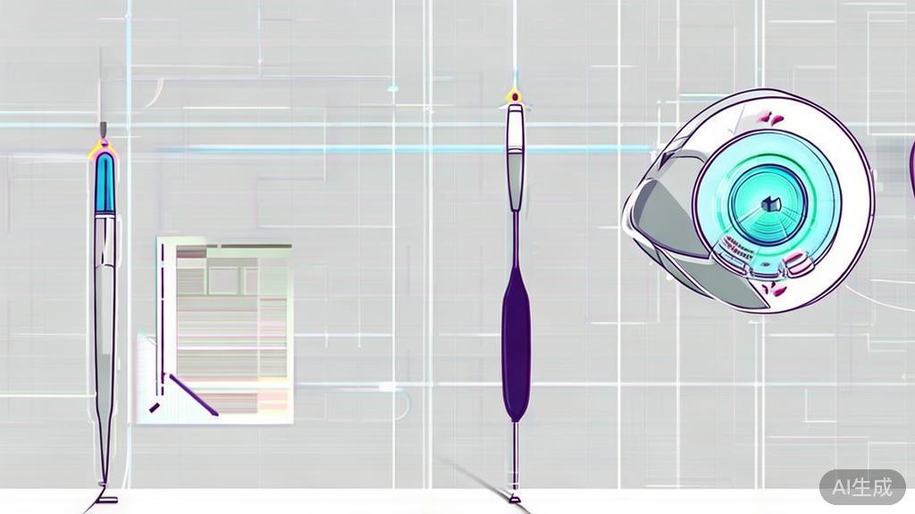 Flat vector illustration of popular AI painting tools, minimal design