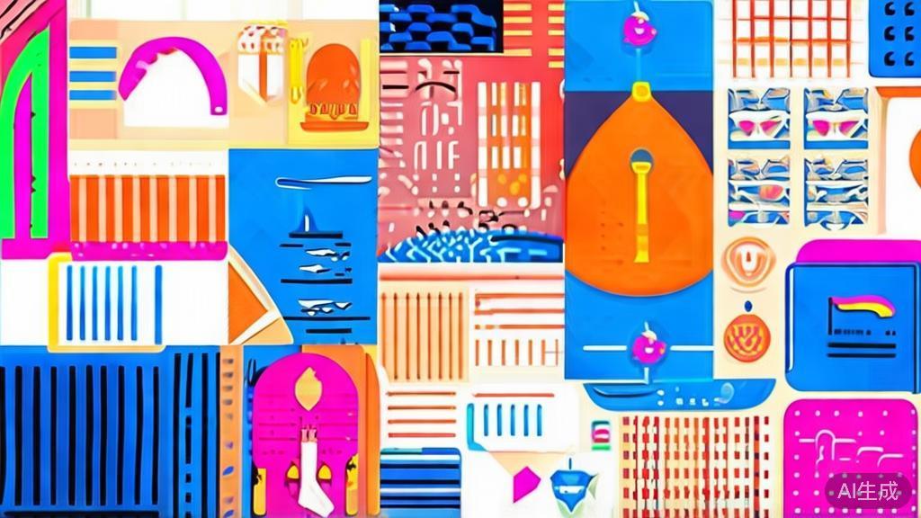 Flat vector illustration of social media visual strategies, corporate memphis style