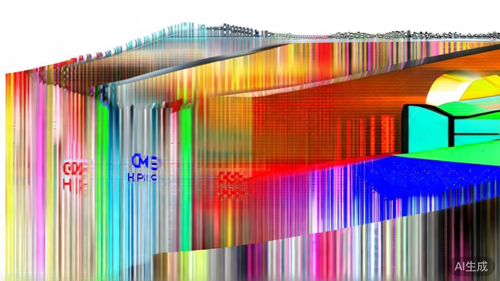 Illustration of color management in photo editing, showing different color spaces and their applications in a visually appealing way