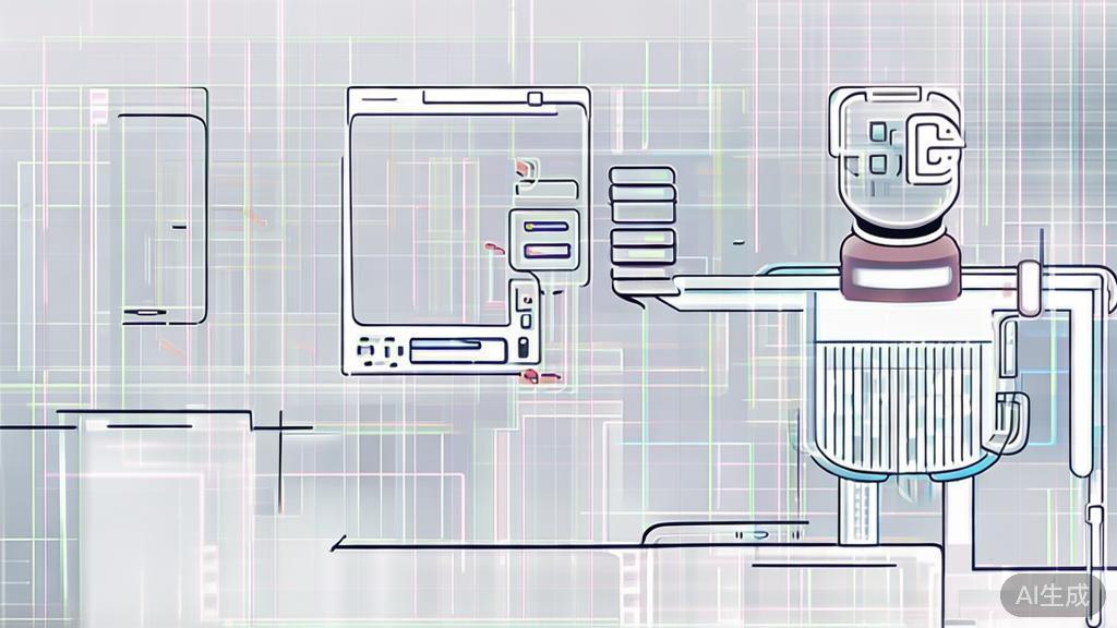 "High-quality business illustration regarding AI image generation applications, minimal flat design"