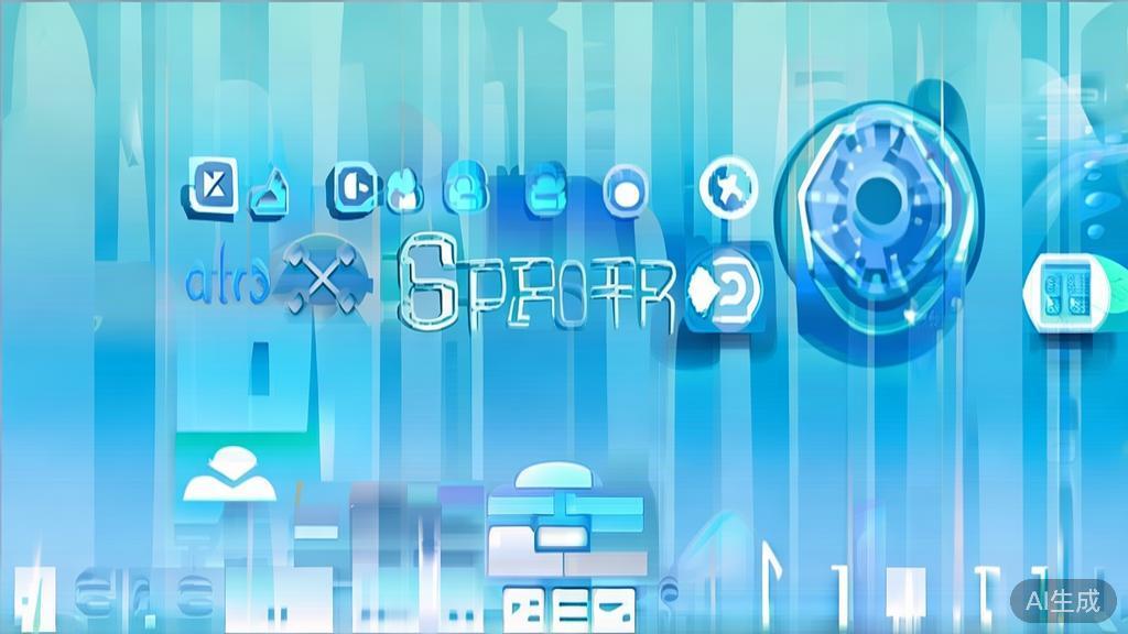 Flat vector illustration of Adobe Spark concept, dashboard style, soft blue gradient