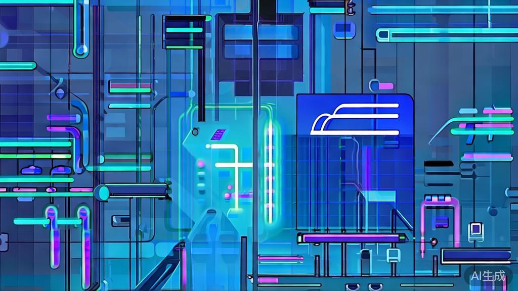Flat vector illustration of creative image generation using AI, dashboard style, soft blue gradient