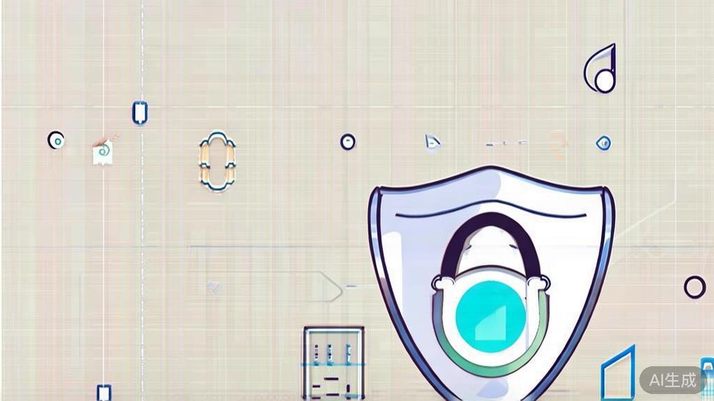 "High-quality business illustration regarding copyright awareness, minimal flat design"