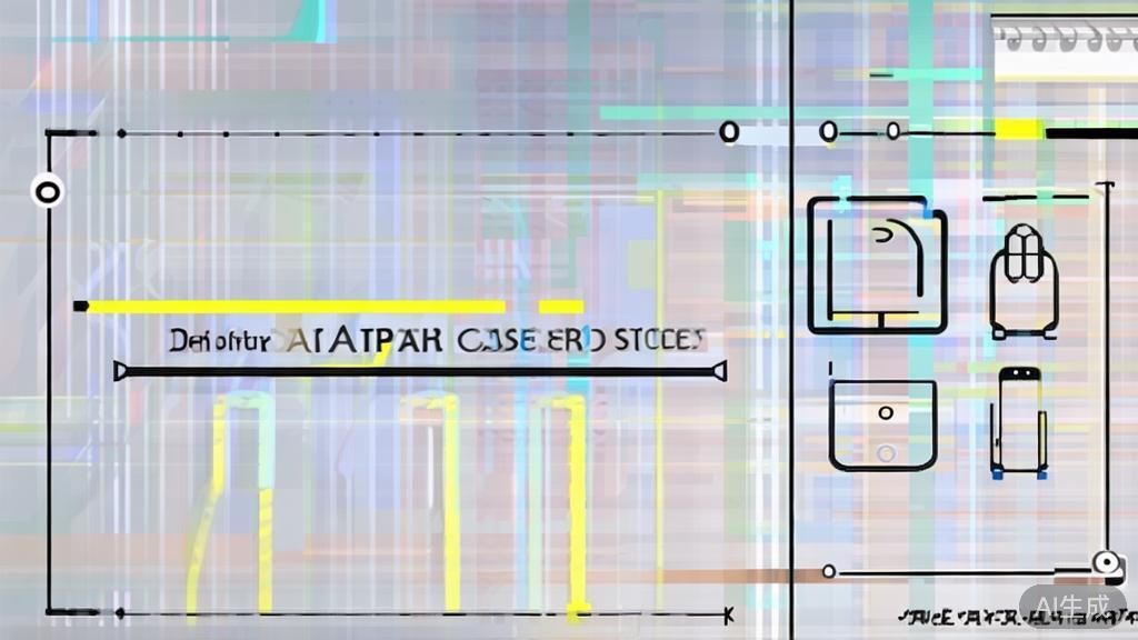 High-quality business illustration showcasing successful AI startup case studies, minimal flat design
