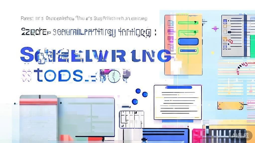 High-quality business illustration regarding screenplay writing tools, minimal flat design
