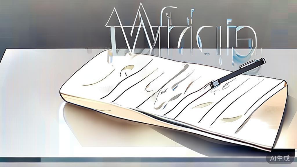 High-quality illustration on the script writing process, minimal flat design