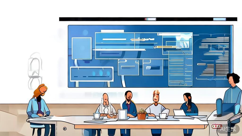 High-quality illustration of evaluating potential partners for AI startups, minimal flat design
