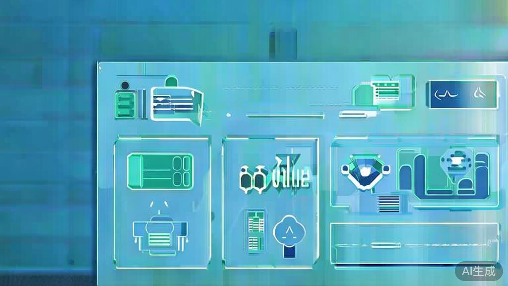 Flat vector illustration of writing tips for using AI tools, dashboard style, soft blue gradient