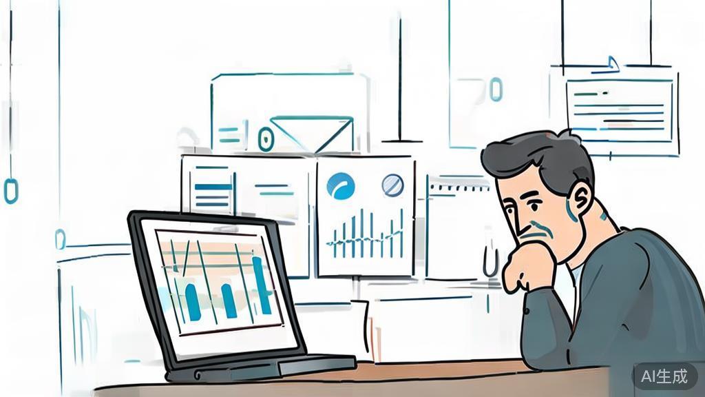 "Flat vector illustration of a startup founder reflecting on challenges and growth, minimal flat design"