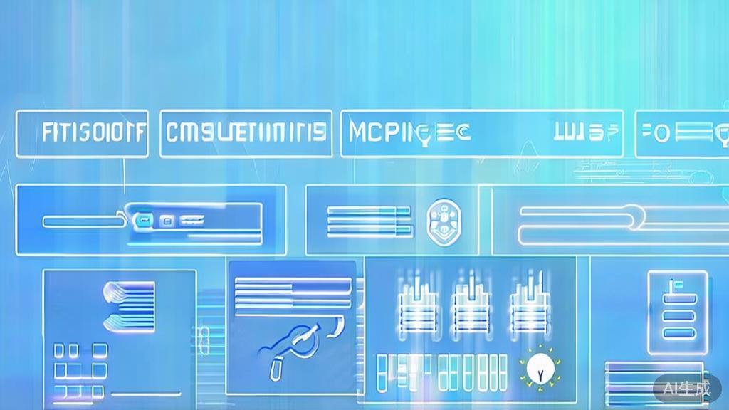 Flat vector illustration of content creation efficiency, dashboard style, soft blue gradient