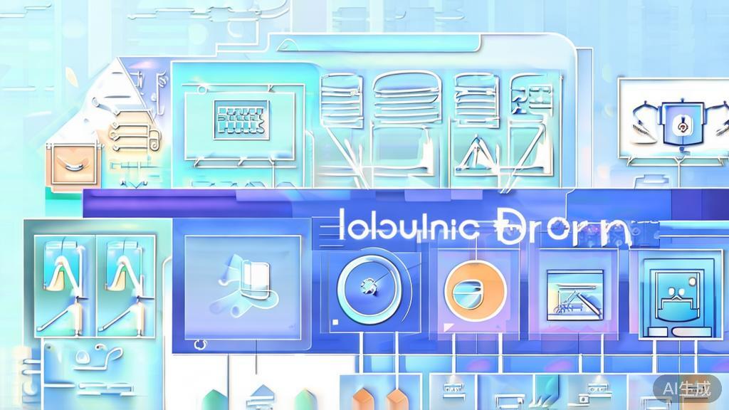 Flat vector illustration of short drama production process, dashboard style, soft blue gradient