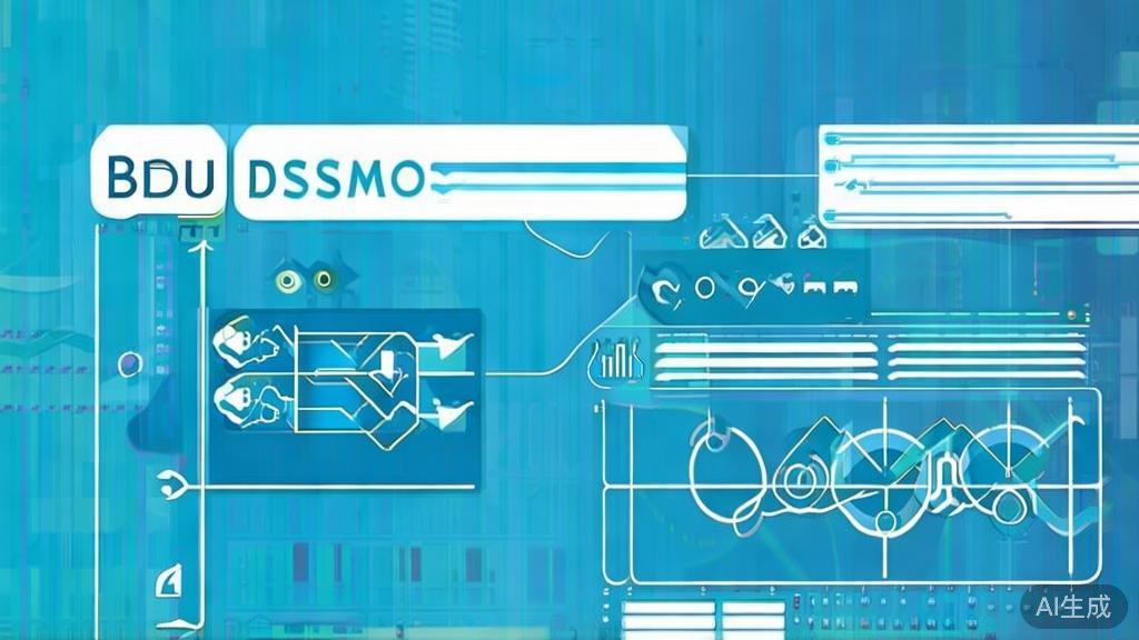Flat vector illustration of business model concepts, dashboard style, soft blue gradient