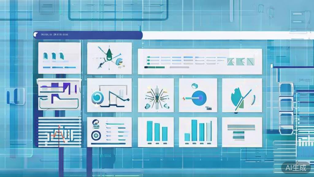 Flat vector illustration of branding strategies, dashboard style, soft blue gradient