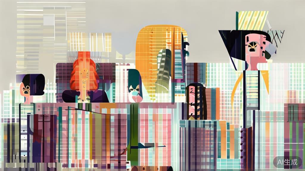 "High-quality business illustration regarding character design in micro-drama, minimal flat design"